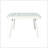 Mariano Steel Loveseat And Table Set, Durable And Stylish For Outdoor Relaxation In Off White And Green-680987694