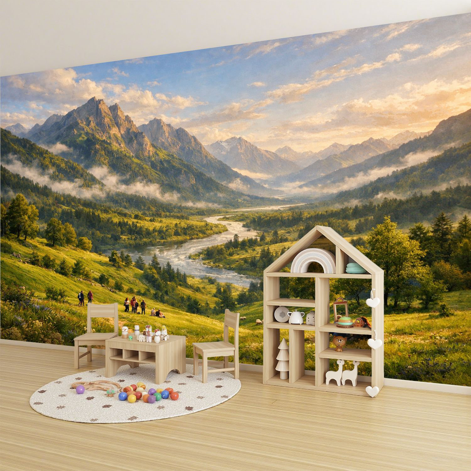 Millwood Pines Peel and Stick Wallpaper Modern Self Adhesive Wall Mural ...
