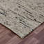 Striped Handmade Area Rug in Beige/Black-142136989