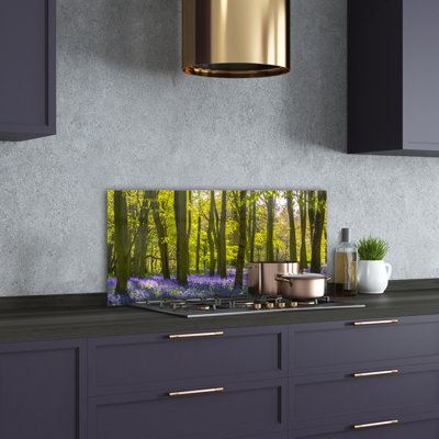 Fluharty 50cm W x 100cm L Glass Peel and Stick Panel
