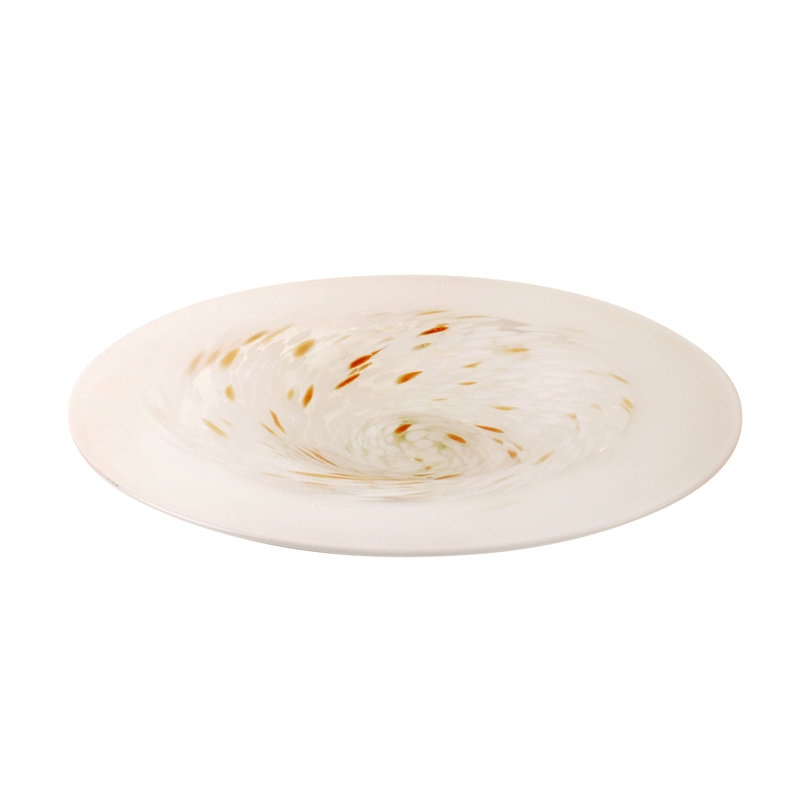 Assiette décorative en verre Melitene