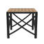 Table de bout d'extérieur carrée 18,9 po