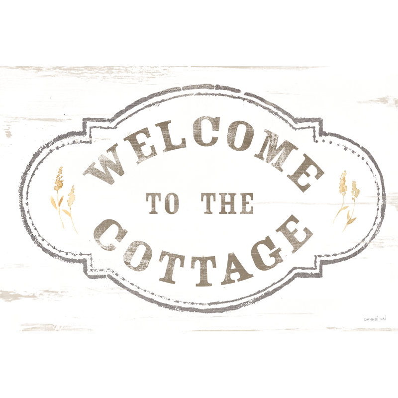 Cottage Garden I On Wood by Danhui Nai - Wrapped Canvas Print, 30cm H x 46cm W