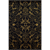 Honora Hand Knotted Silk & Wool Pile Floral Rug