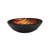 Novatto 16.5'' Red Glass Circular Bathroom Sink