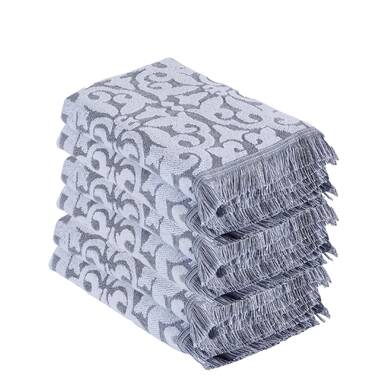 Sonoma Turkish Cotton Bath Collection in Smoke Grey, Washcloth | Serena & Lily