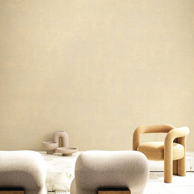 Synergy Distressed Texture Wallpaper Roll, Beige