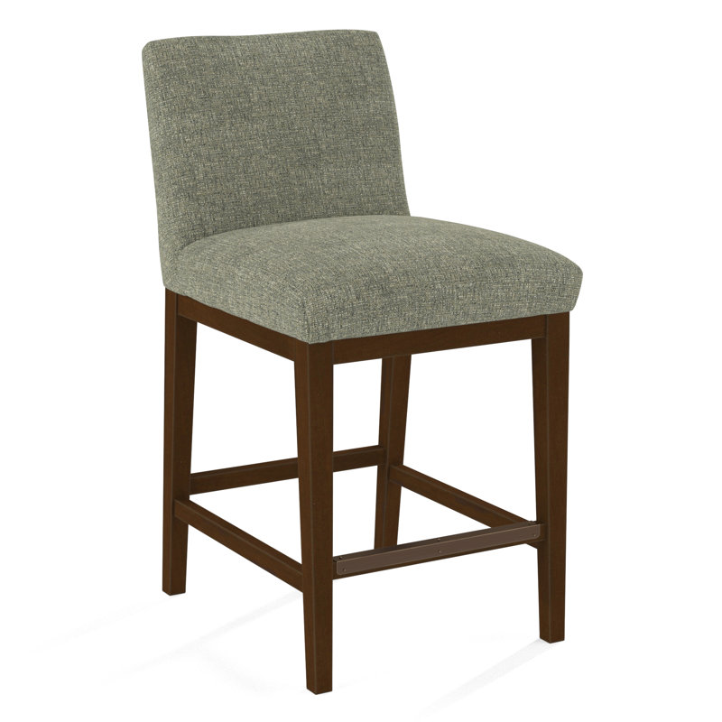 Upholstered Stool, Pecan, Rumor Bliss