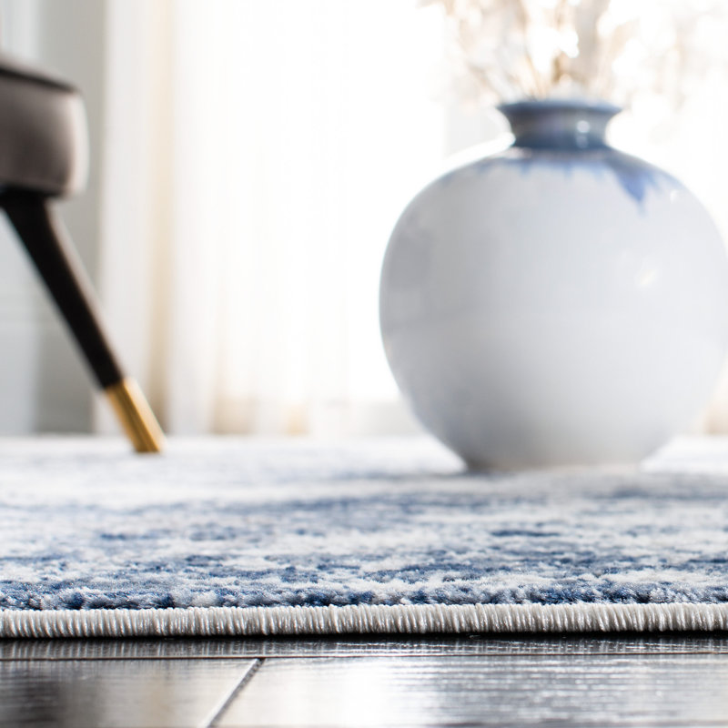 Abstract Area Rug, Round 91cm