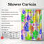 Rideau de douche Brick Blossom - Premium-570989658