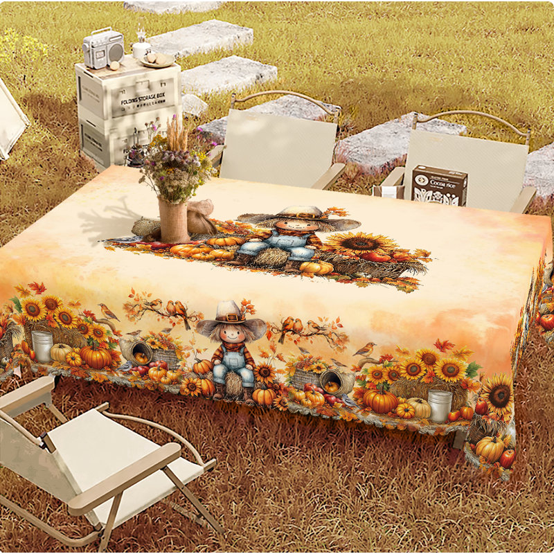 Nappe automne-hiver rectangulaire 140 x 180 cm, L 70,87 po x l 55,12 po