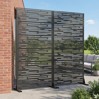 Metal Privacy Screen Panel Pattern