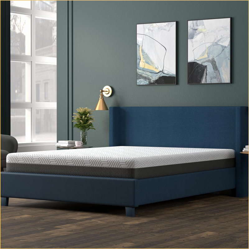 Mattresses, Omne Fria 8 Inch Twin Firm Gel Memory Foam Mattress with Phase Change Cooling Cover | Foam | Twin, Twin