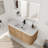 48'' Floating Single Bathroom Vanity with Resin Sink-2087068952