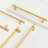 Redefine Hardware Aspen Brass Knurled Large Cabinet Pull Handle 18" Inch Length