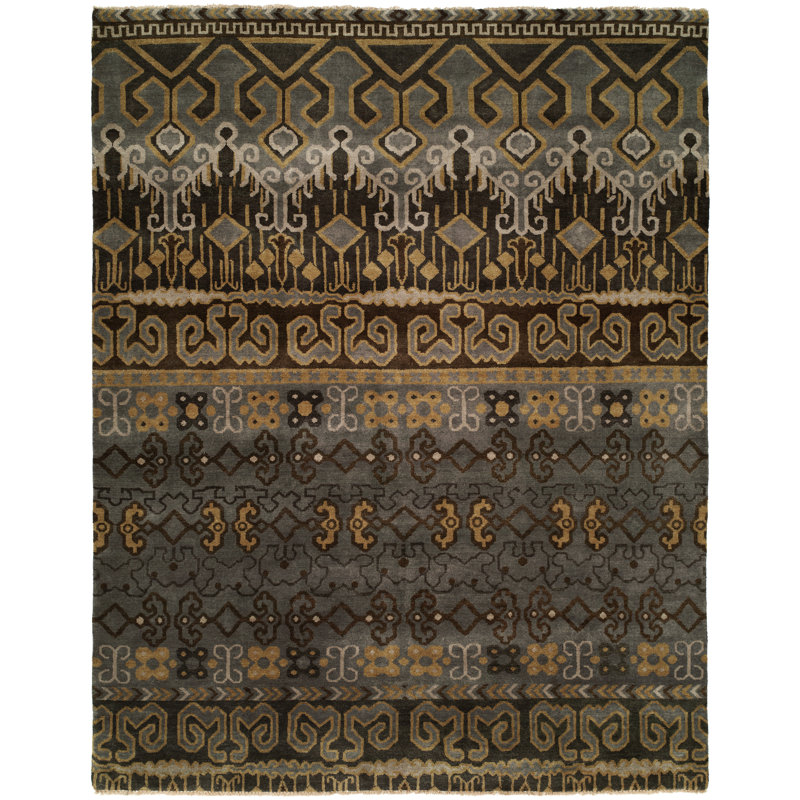 Donquez Wool Southwestern Area Rug, Runner 2'6" x 30'