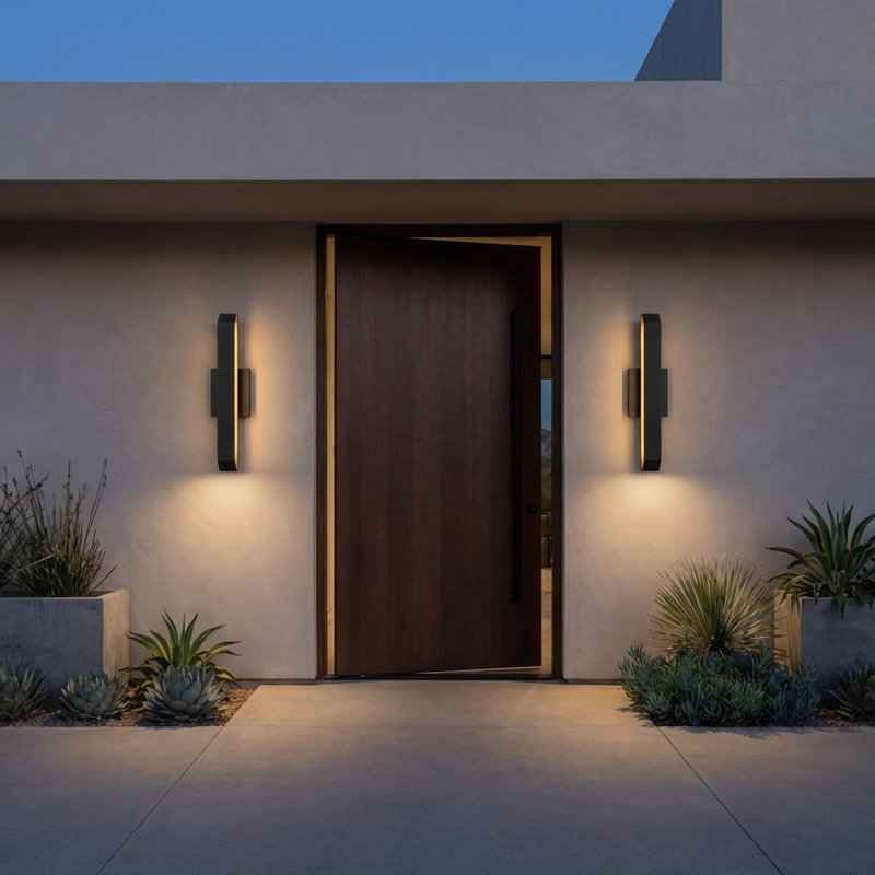 Lakemont LED Outdoor Wall, 4.5" H x 18" W x 3.54" D