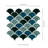 Ackland Nivara Scale 10 in. x 13 in. Glossy Porcelain Mosaic Floor and Wall Tile