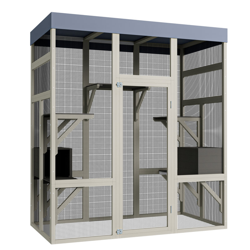 Wooden Catio for Cats