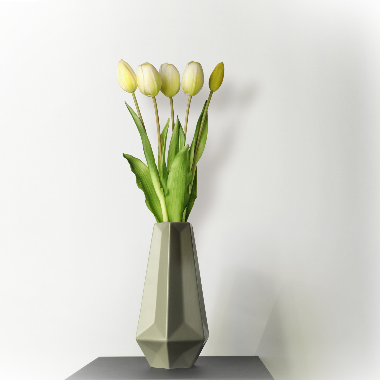 Tulip Floral Stems, White
