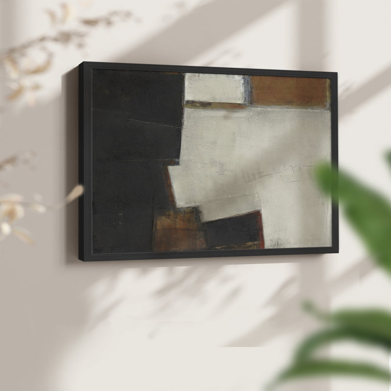 Our Way to Fall - Reproduction encadrée - Restickable, H 16 po x l 20 po, Noir, noir, noir, noir