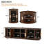 Ensemble de meuble télé et table basse 3 pièces-1742738488