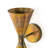 Lomnick Sconce-Burnt Brass