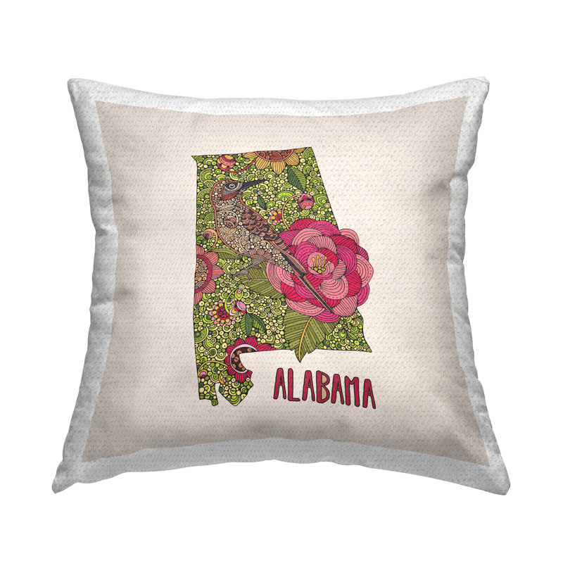 Coussin Alabama Camellia
