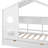 Dreamhouse Wooden House Bed With 2 Drawers, Playful Farmhouse Style, Durable Frame-115751562