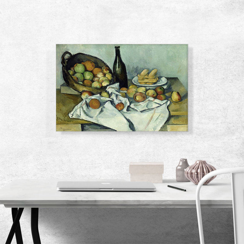 Le panier de pommes - 1895, H 18 po x l 26 po x P 0,75 po
