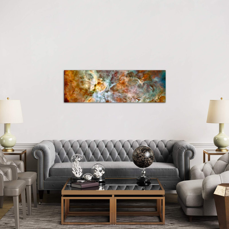 Carina Nebula (Hubble Space Telescope)' Graphic Art, 121.92 cm H x 40.64 cm W x 1.91 cm D, Wrapped Canvas