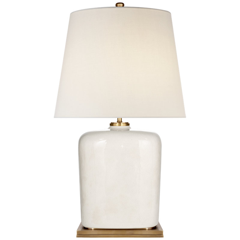 Thomas O'Brien Mimi Table Lamp, Tea Stain Crackle, Paper