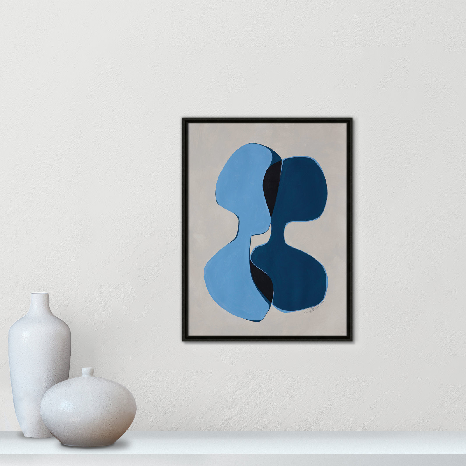 In Unity Collection "In Unity I" Print, Espresso Framed, 25.5" H x 19.5" W x 2" D