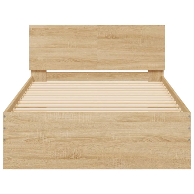 Bed, 100 x 200 cm, Sonoma Oak