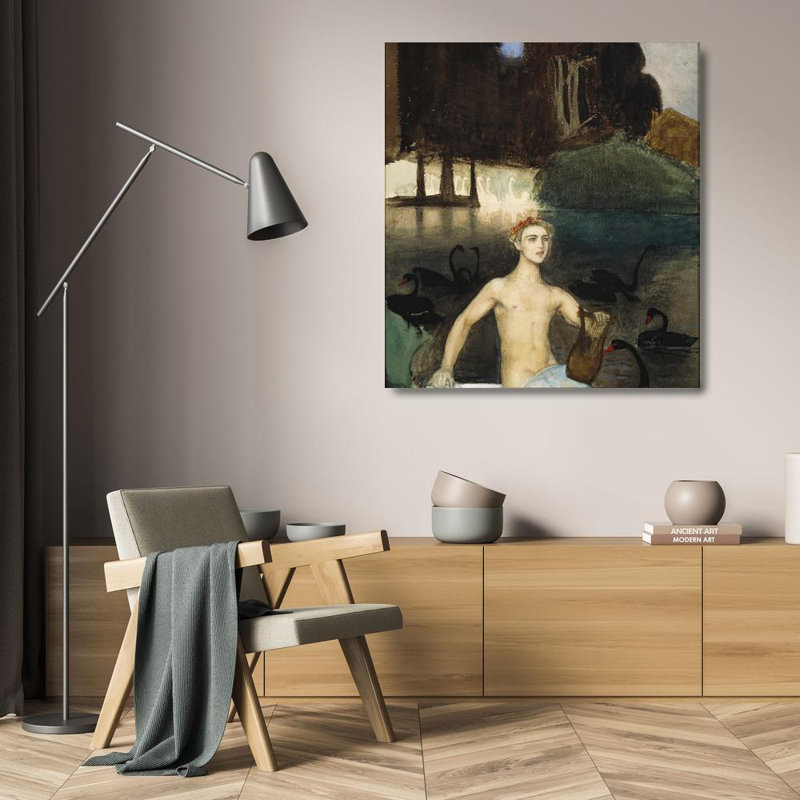 «Fantasy» par Magnus Enckell - Art mural sur toile tendue avec châssis, H 24 po x l 17 po