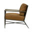 Fauteuil en cuir fleur 24 po