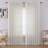 52''W Light Filtering Linen Blended Curtains - Back Tab & Rod Pocket Top, 2 Panels Set-210172627