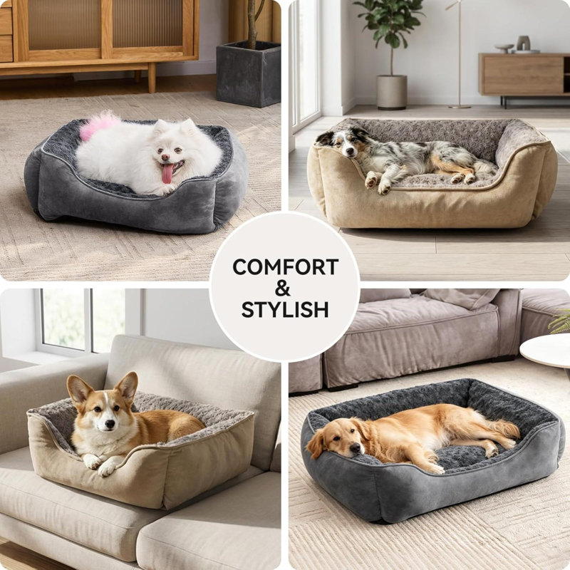 Pet Bed, 23cm H x 106cm W x 80cm D