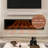 Highmark Recessed or Wall Mounted Electric Fireplace Heater, 10 Flame Colors, Google & Alexa Compatible, Logs & Crystals, Remote Control-1372093736