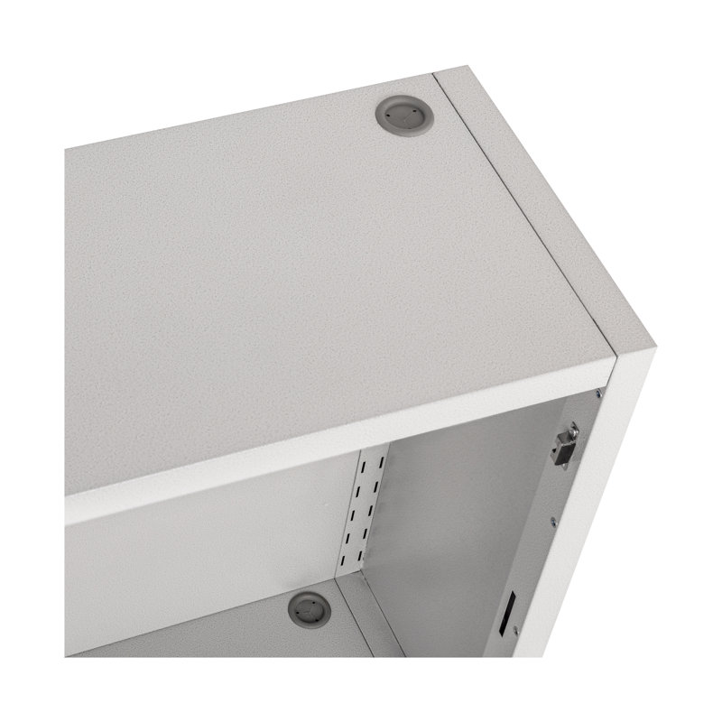 Seville Classics UltraHD Single Door Wall Cabinet, 24" W x 12" D x 24" H, Granite