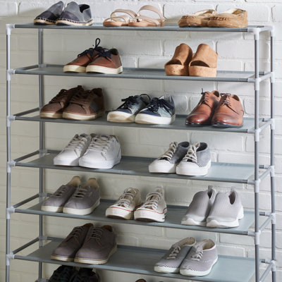Burrier 50 Pair Shoe Rack