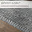 Phoebe Machine WashableGeometric Area Rug in Light Gray/Blue-1316590807