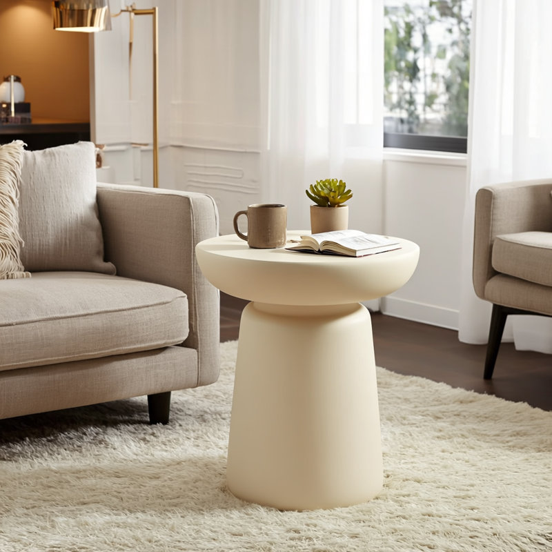 Table de bout Winston, Blanc