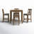 Ance 4-Person 5-Piece Solid Wood Dining Set-94551216