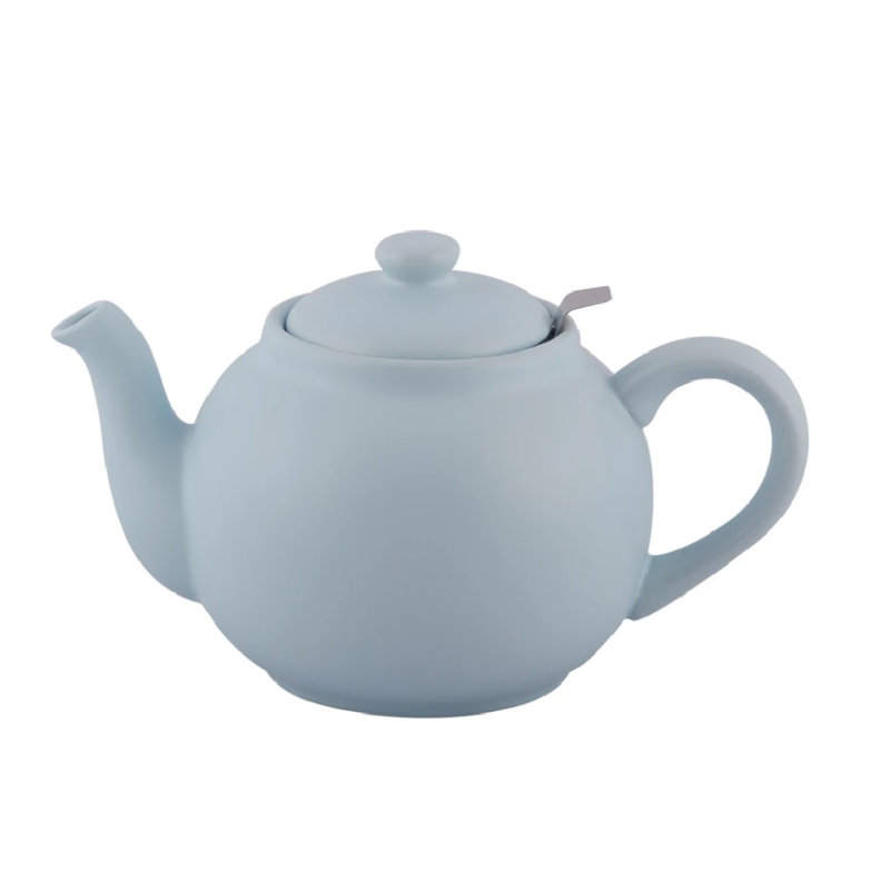 Norden Home Valenzuela 1.5ml Solid Colour Teapot, Blue