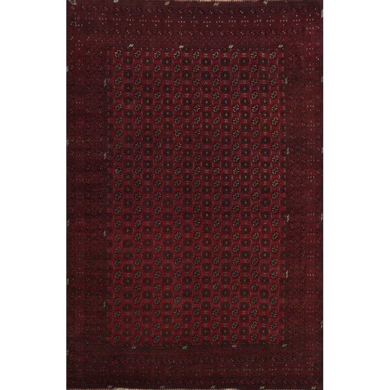 Tapis oriental éléphant à pieds afghan 10 x 13