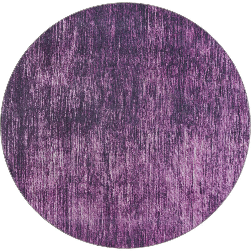Ikhasa Chenille Indoor Rug, Round 7'7"