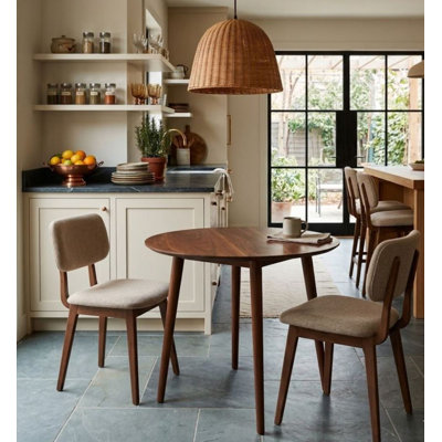 Brooklyn Wood Round Dining Table