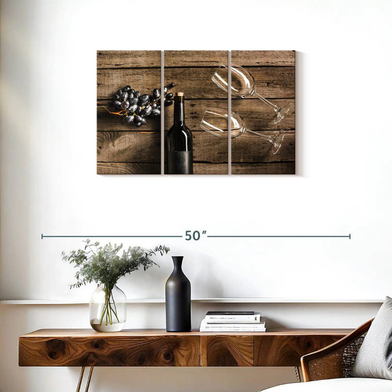 Yarlin Time For Wine, 20" H x 33" W