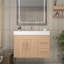 Ensemble de meuble-lavabo simple mural 35,4 "-98420033